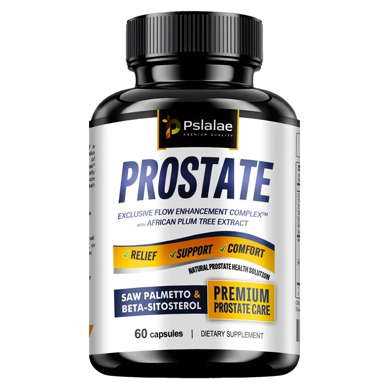 Suplementos para la próstata: contiene saw palmetto para favorecer la salud de la próstata y la función urinaria, aliviar la vejiga y reforzar el sistema inmunitario.