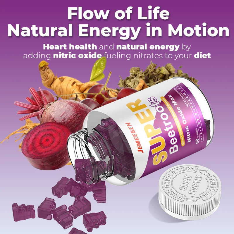 Suplemento de mejora masculina con raíz de remolacha, semillas de uva, mezcla de óxido nítrico, apoya la resistencia y la energía reproductiva del energizador de salud