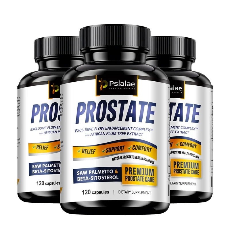 Suplementos para la próstata: contiene saw palmetto para favorecer la salud de la próstata y la función urinaria, aliviar la vejiga y reforzar el sistema inmunitario.