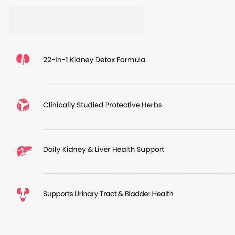Kidney Cleanse Capsules - with Cranberry, Astragalus - Kidney Cleansing, Urinary Tract and Bladder Health Support, Antioxidant