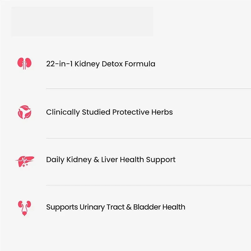 Kidney Cleanse Capsules - with Cranberry, Astragalus - Kidney Cleansing, Urinary Tract and Bladder Health Support, Antioxidant