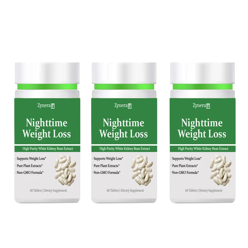 Pastillas de frijoles blancos, quemador de grasa, desintoxicante nocturno saludable, cápsula adelgazante, control de pérdida de peso para hombres y mujeres.