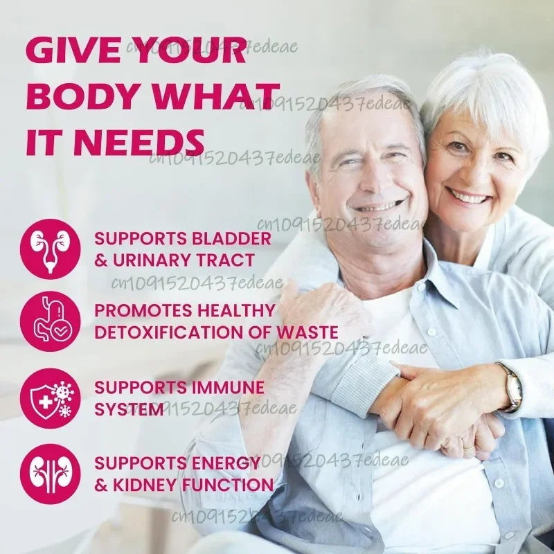 23-In-1 Kidney Cleansing 50:1 Cranberry Extract Kidney and Urinary Health Herbal Formula 60 Capsules