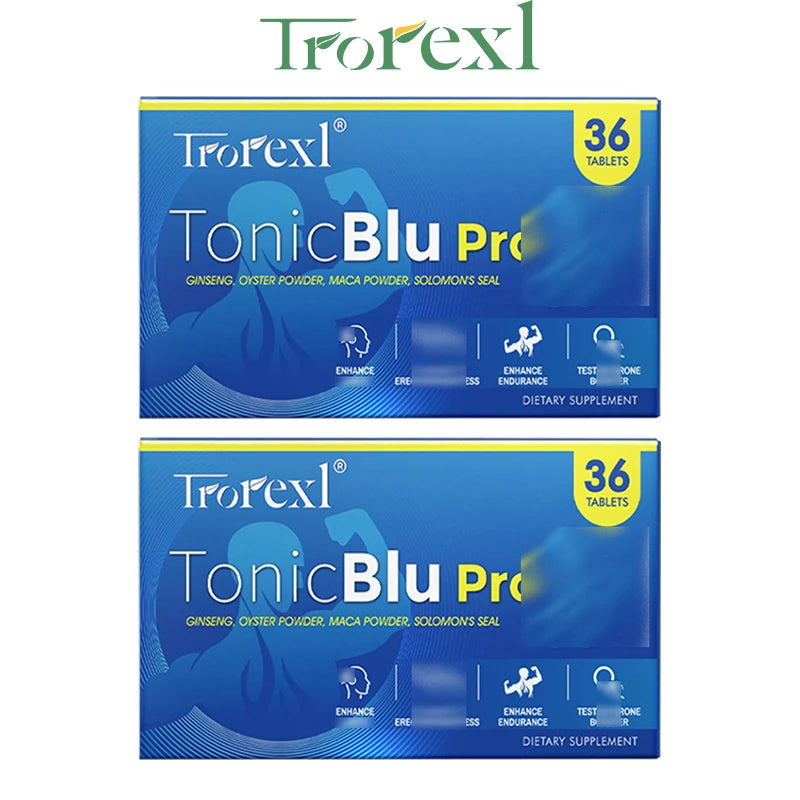Pastillas azules naturales de ostra y ginseng: suplemento para mejorar la masculinidad, que favorecen la energía y la resistencia (36-360 comprimidos)