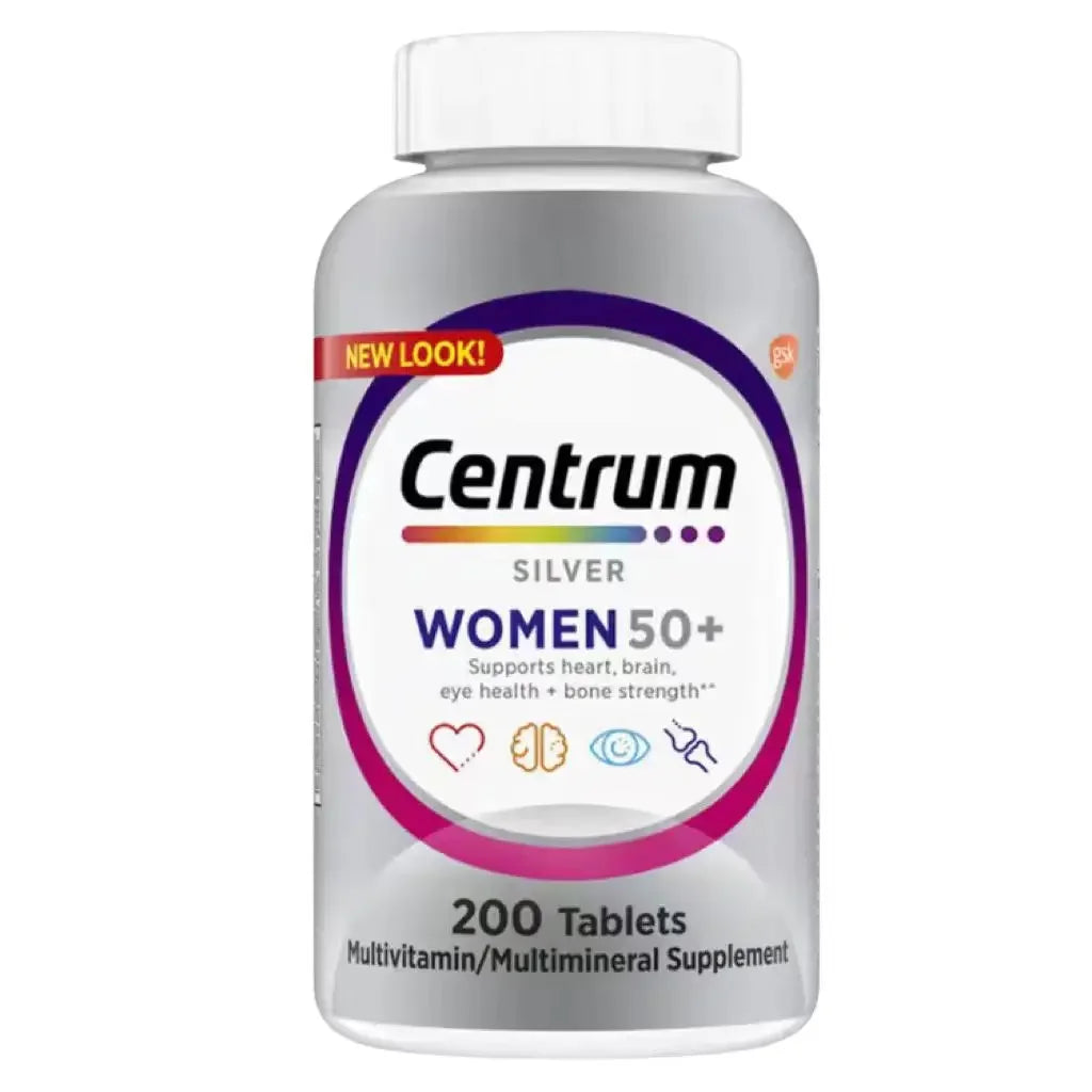 Centrum-tabletas de plata Shancun para hombres y mujeres de 50 años, 200/275 cápsulas, vitamina VC compleja, en los Estados Unidos