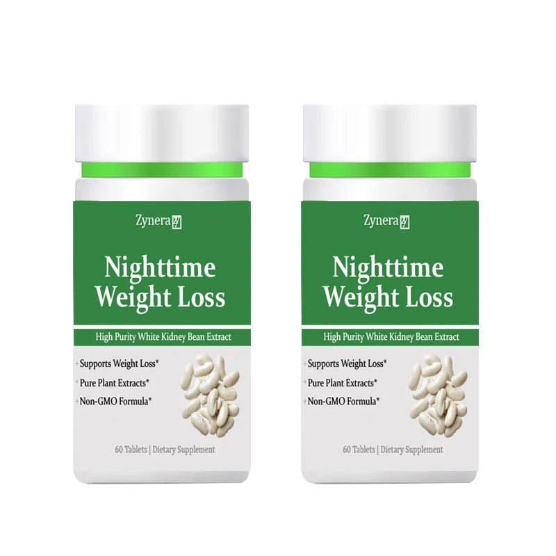 Pastillas de frijoles blancos, quemador de grasa, desintoxicante nocturno saludable, cápsula adelgazante, control de pérdida de peso para hombres y mujeres.