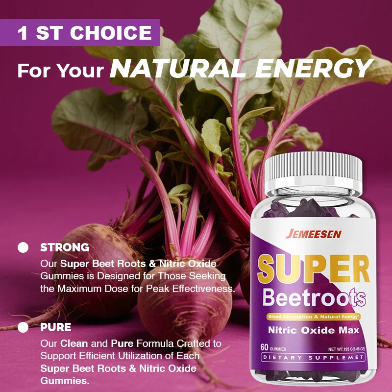 Suplemento de mejora masculina con raíz de remolacha, semillas de uva, mezcla de óxido nítrico, apoya la resistencia y la energía reproductiva del energizador de salud