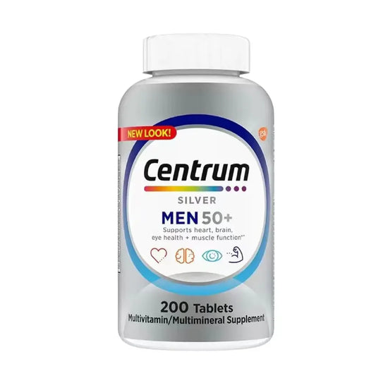 Centrum-tabletas de plata Shancun para hombres y mujeres de 50 años, 200/275 cápsulas, vitamina VC compleja, en los Estados Unidos